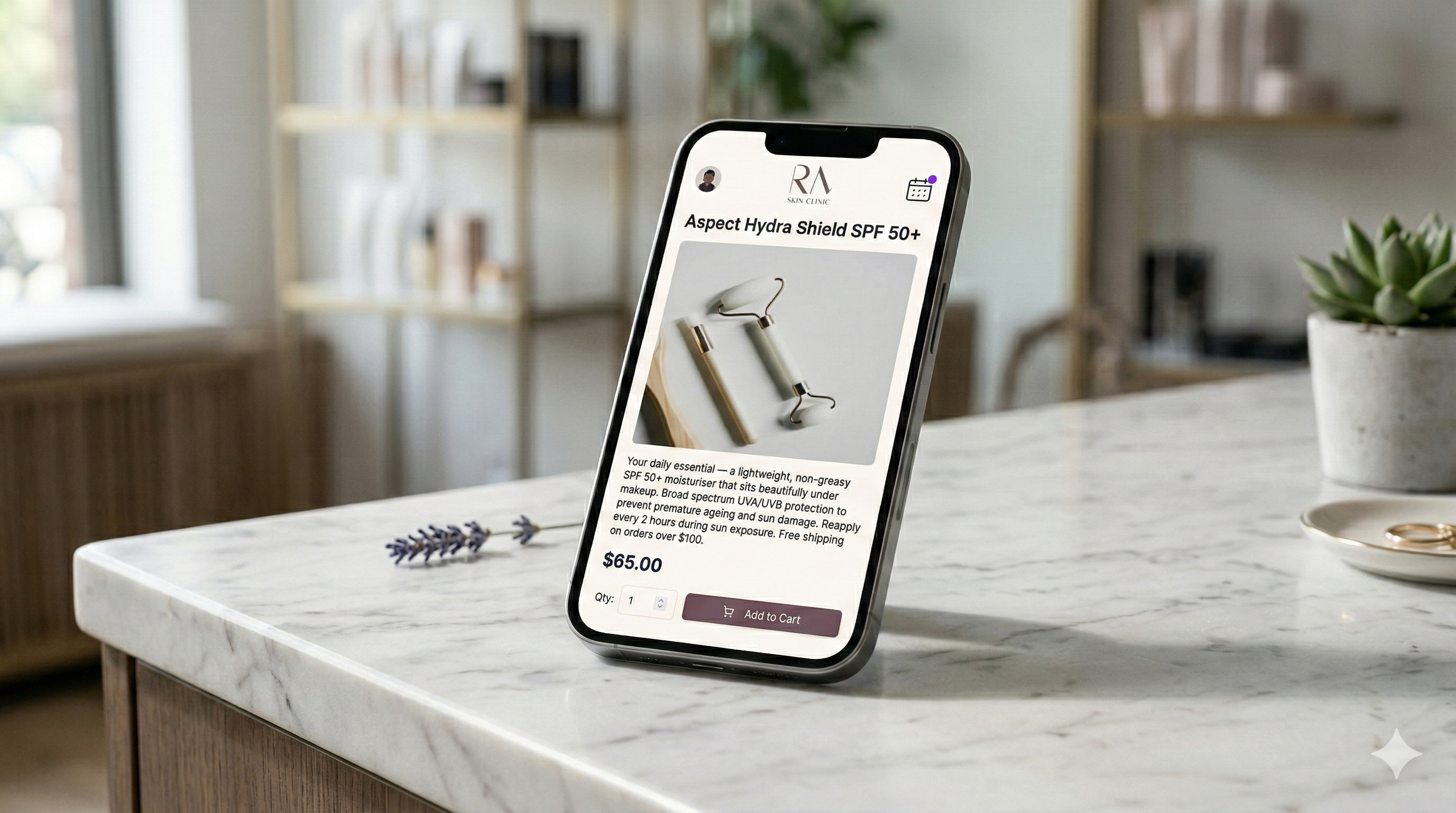 Multi-service booking flow demonstration